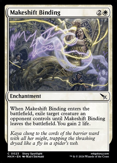 Makeshift Binding - Murders at Karlov Manor Magic card