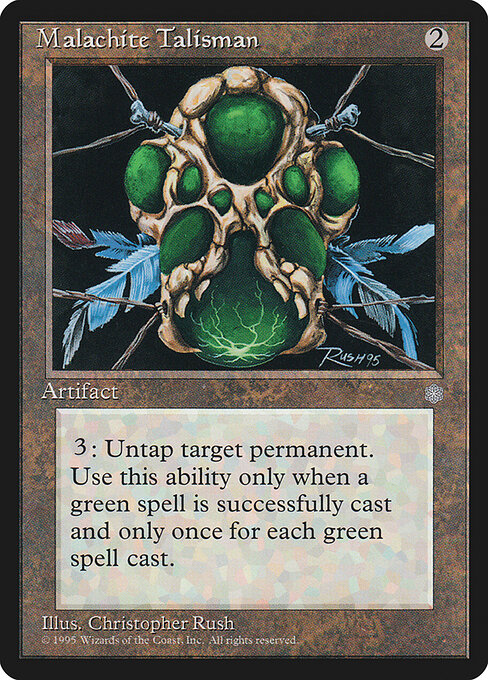 Malachite Talisman - Ice Age Magic card
