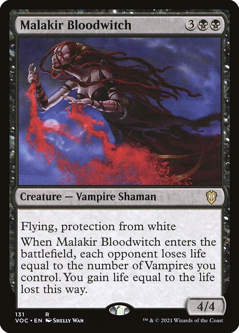 Malakir Bloodwitch - Crimson Vow Commander Magic card