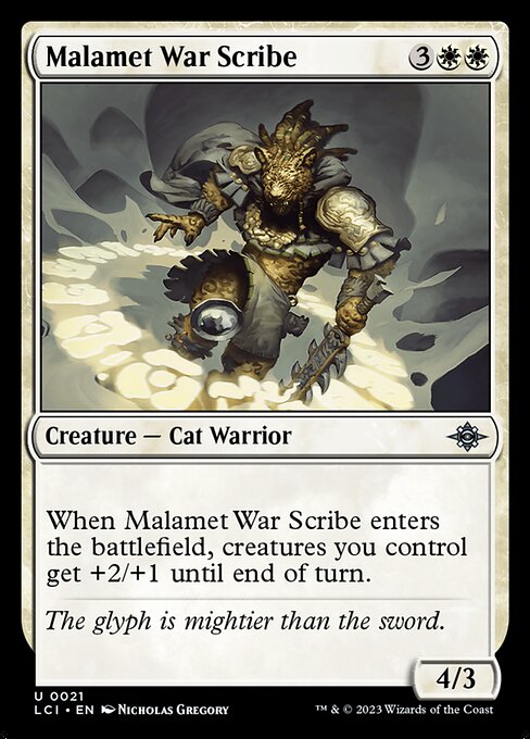 Malamet War Scribe - The Lost Caverns of Ixalan Magic card