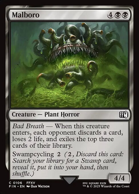 Molboro (Malboro) - Final Fantasy (#106) - Illustrated by Dan Watson - Magic: The Gathering Card