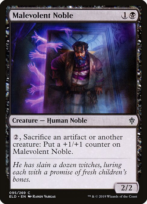 Malevolent Noble - Throne of Eldraine Magic card