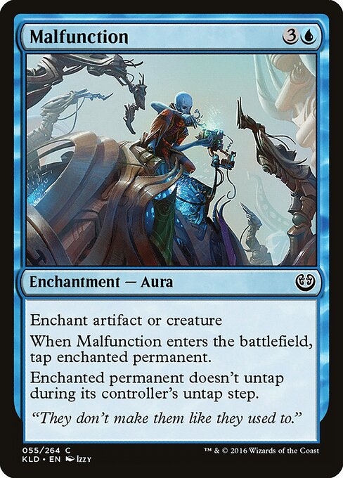 Malfunction - Kaladesh (#55) - Illustrated by Izzy - Magic: The Gathering Card