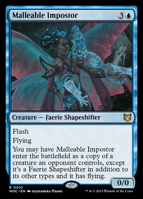 Malleable Impostor - Wilds of Eldraine Commander Magic card