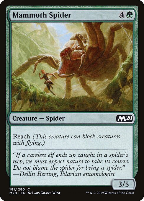 Mammoth Spider - Core Set 2020 Magic card