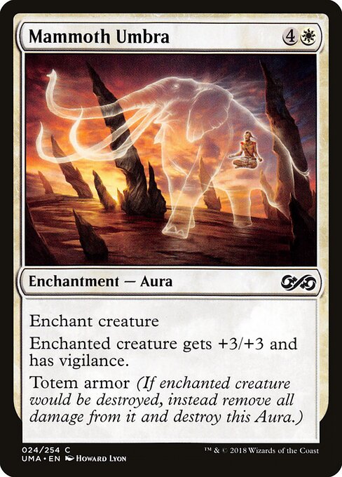 Mammoth Umbra - Ultimate Masters Magic card