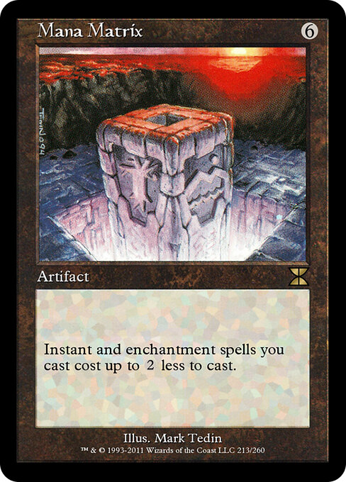 Mana Matrix - Masters Edition IV Magic card