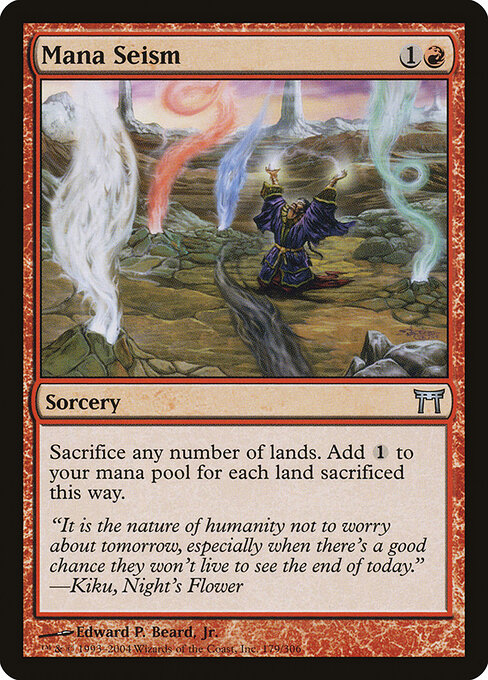 Mana Seism - Champions of Kamigawa Magic card