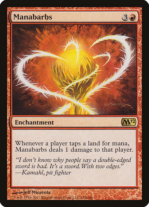 Manabarbs - Magic 2012 Magic card