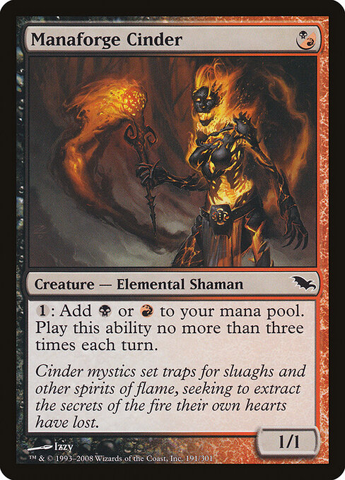 Manaforge Cinder - Shadowmoor Magic card