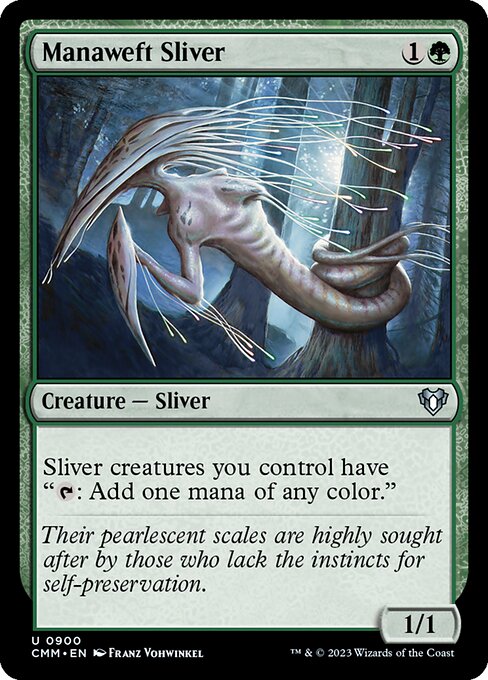 Manaweft Sliver - Commander Masters Magic card