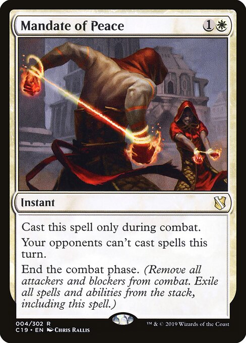 Mandate of Peace - Commander 2019 Magic card