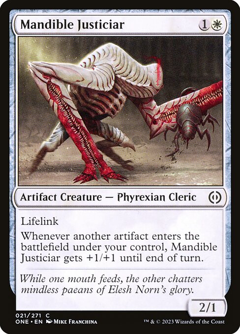 Mandible Justiciar - Phyrexia: All Will Be One Magic card