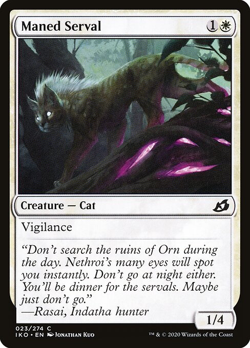 Maned Serval - Ikoria: Lair of Behemoths Magic card