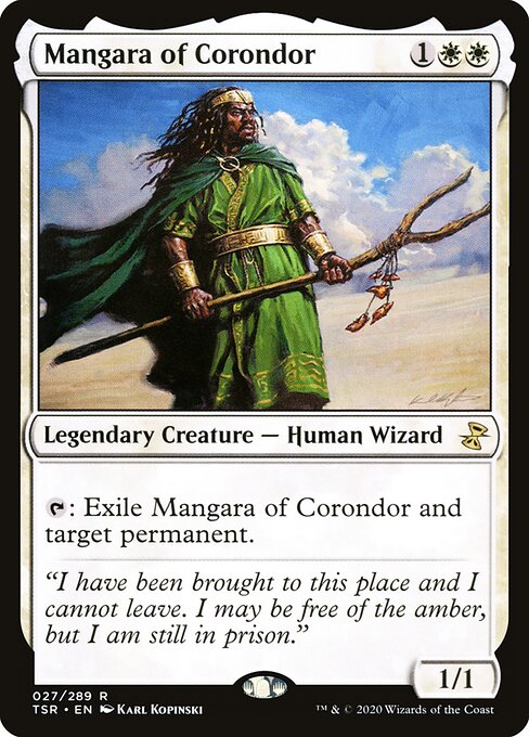 Mangara of Corondor - Time Spiral Remastered (#27) - Illustrated by Karl Kopinski - Magic: The Gathering Card