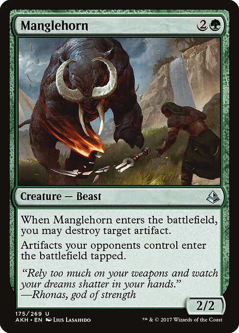 Manglehorn - Amonkhet Magic card