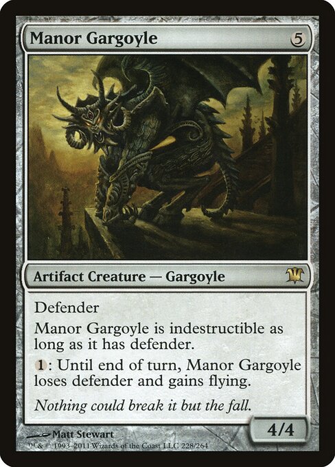 Manor Gargoyle - Innistrad Magic card