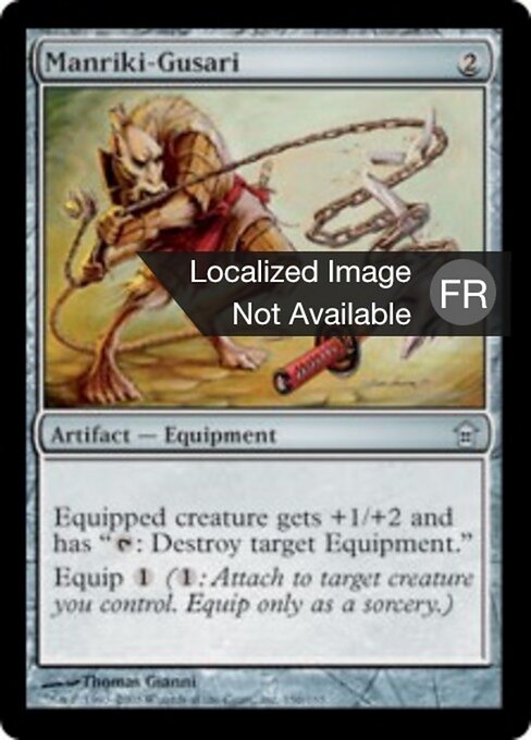 Manriki-Gusari - Saviors of Kamigawa (#156) - Illustrated by Thomas Gianni - Magic: The Gathering Card