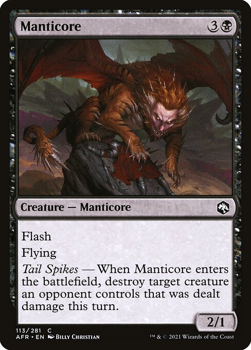 Manticore - Adventures in the Forgotten Realms Magic card