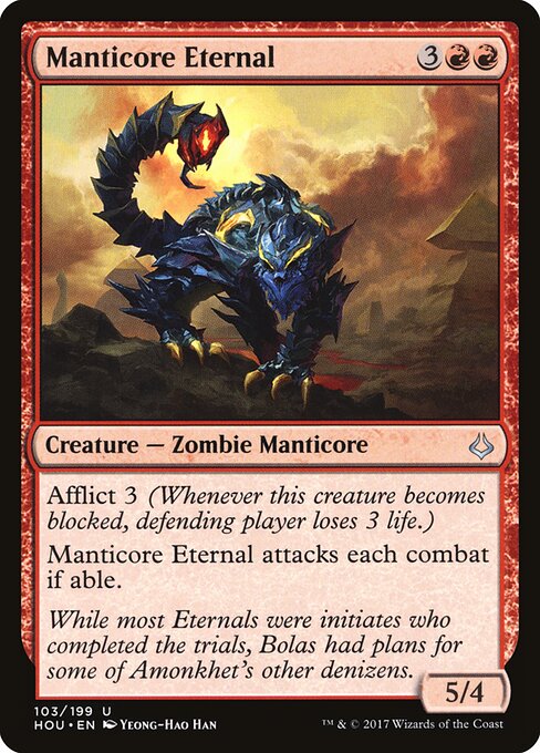 Manticore Eternal - Hour of Devastation Magic card