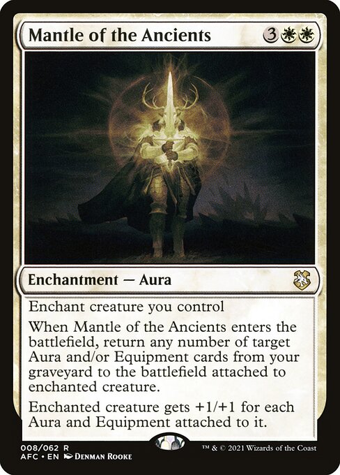 Mantle of the Ancients - Forgotten Realms Commander (#8) - Illustrated by Denman Rooke - Magic: The Gathering Card