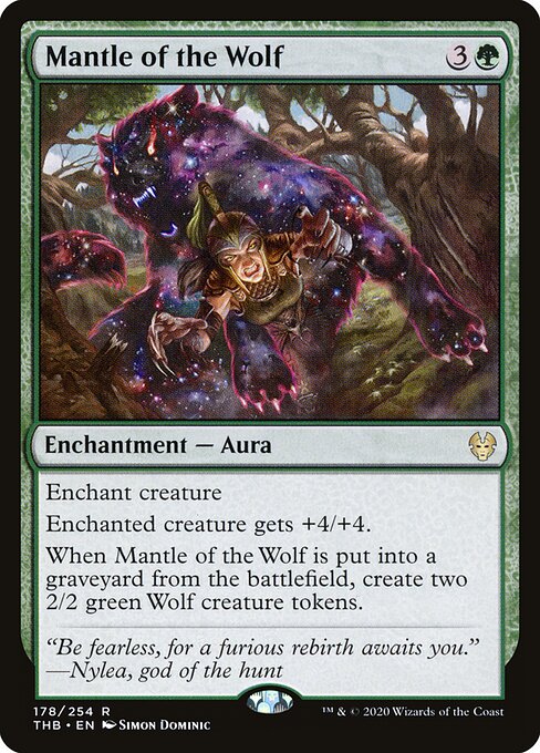 Mantle of the Wolf - Theros Beyond Death Magic card