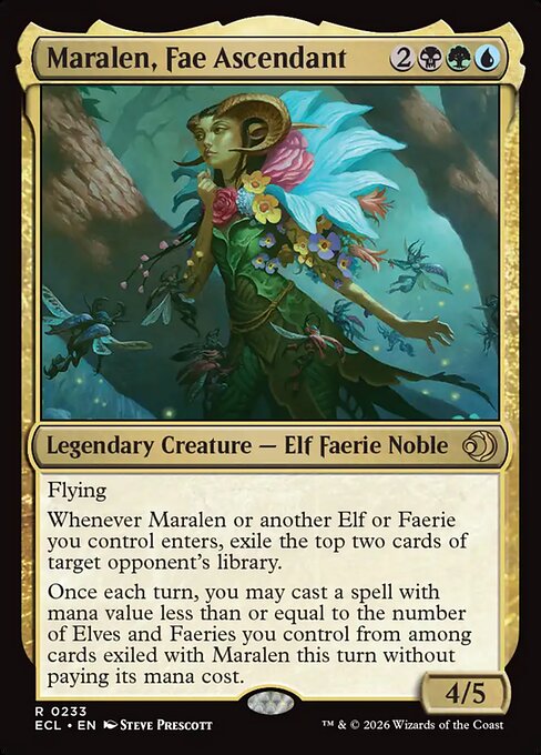 Maralen, Fae Ascendant - Lorwyn Eclipsed Magic card
