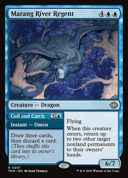 Marang River Regent // Coil and Catch - Tarkir: Dragonstorm Magic card