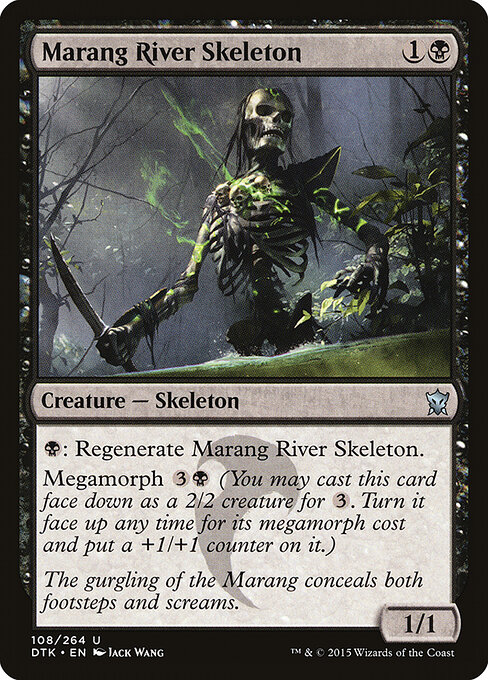 Marang River Skeleton - Dragons of Tarkir Magic card