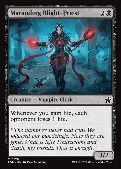 Marauding Blight-Priest - Foundations Magic card