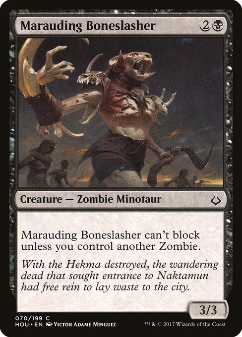 Marauding Boneslasher - Hour of Devastation Magic card