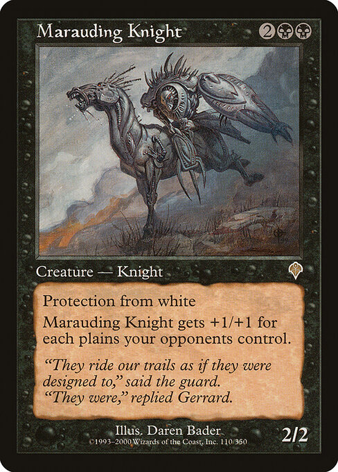 Marauding Knight - Invasion Magic card
