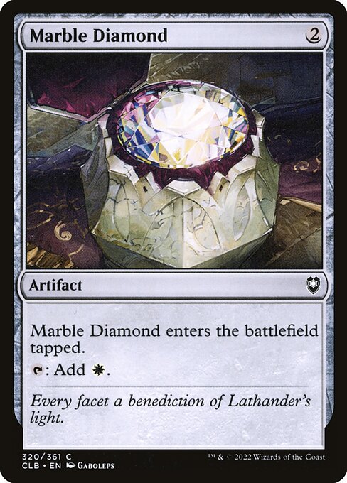 Marble Diamond - Commander Legends: Battle for Baldur's Gate Magic card