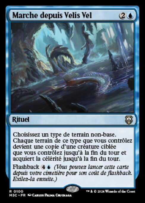 Marsch aus Velis Vel (March from Velis Vel) - Modern Horizons 3 Commander (#48) - Illustrated by Carlos Palma Cruchaga - Magic: The Gathering Card