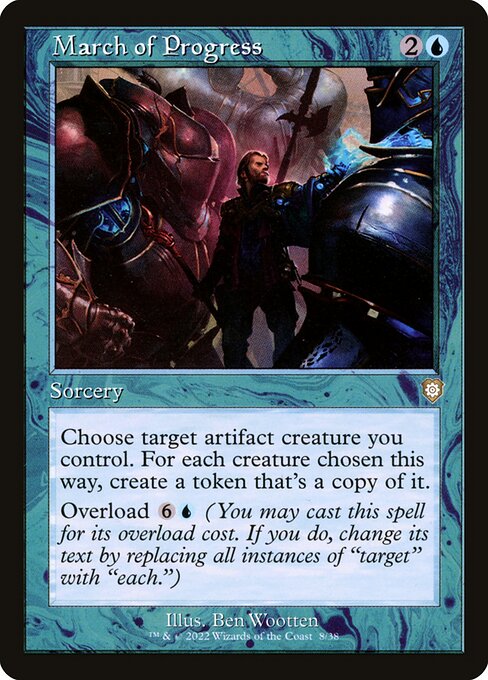 March of Progress - The Brothers' War Commander Magic card
