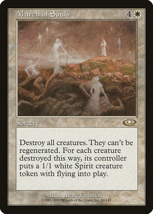 March of Souls - Planeshift Magic card