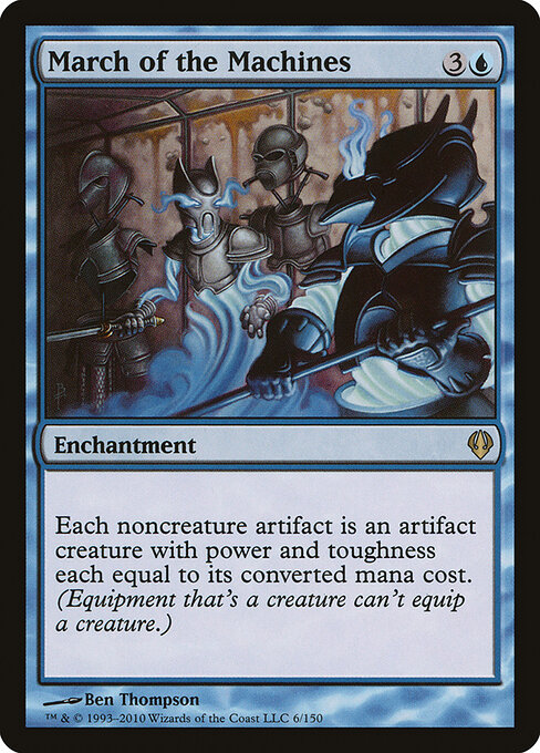 March of the Machines - Archenemy Magic card
