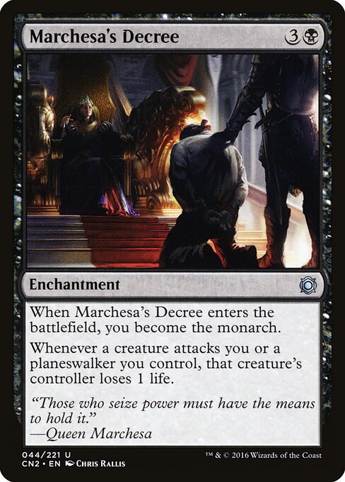 Marchesa's Decree - Conspiracy: Take the Crown Magic card