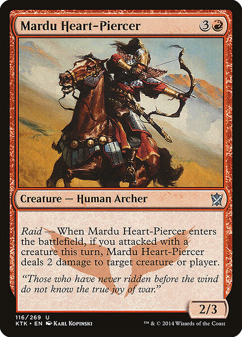 Mardu Heart-Piercer - Khans of Tarkir Magic card