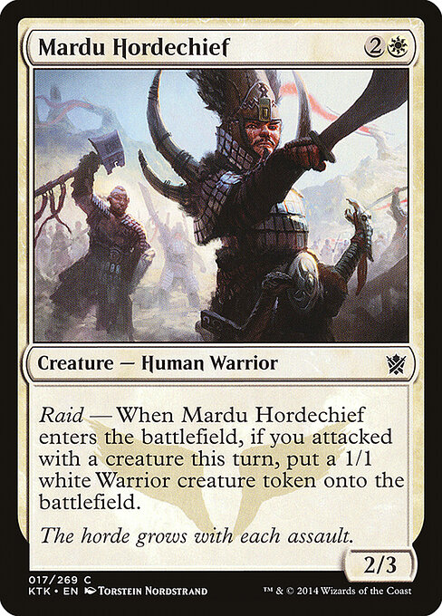 Mardu Hordechief - Khans of Tarkir Magic card