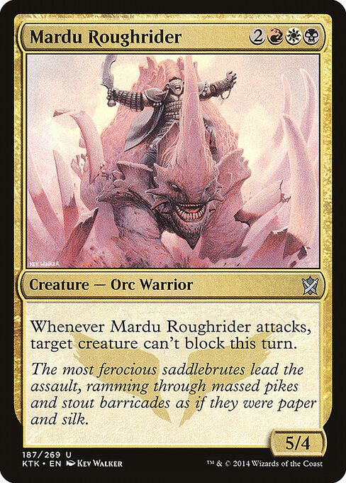 Mardu Roughrider - Khans of Tarkir Magic card