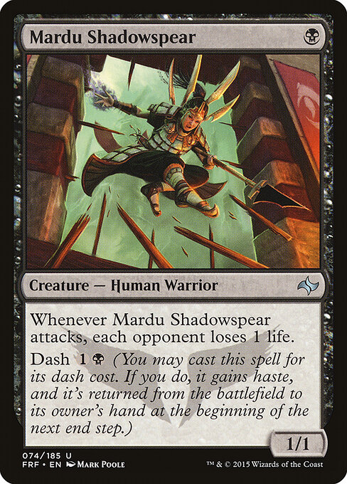 Mardu Shadowspear - Fate Reforged Magic card