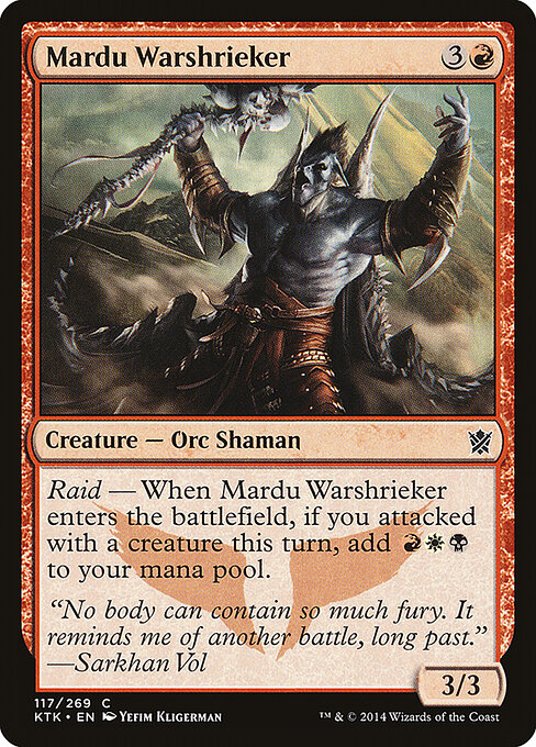 Mardu Warshrieker - Khans of Tarkir Magic card