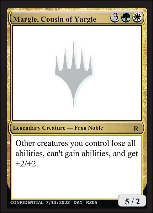 Margle, Cousin of Yargle - Unknown Event Magic card