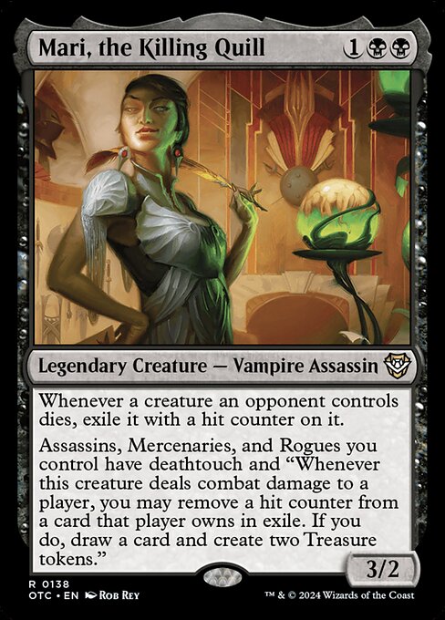 Mari, the Killing Quill - Outlaws of Thunder Junction Commander Magic card