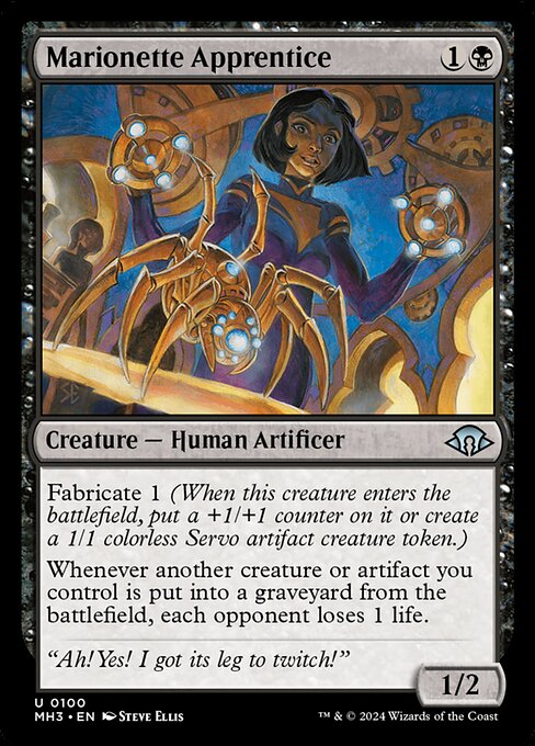 Marionette Apprentice - Modern Horizons 3 Magic card
