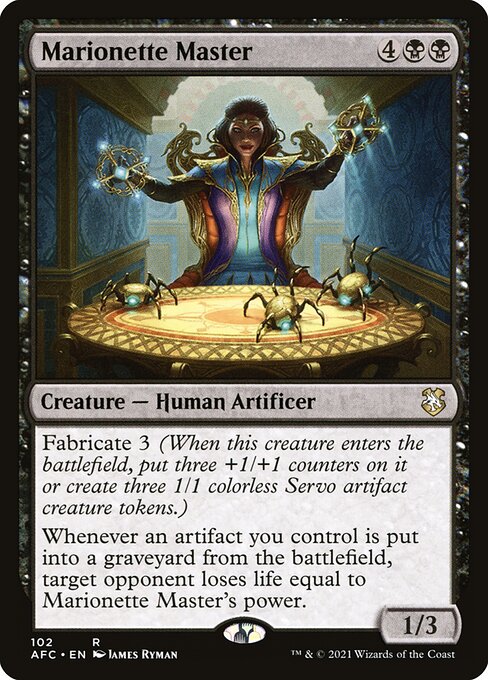 Marionette Master - Forgotten Realms Commander Magic card