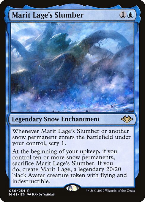 Marit Lage's Slumber - Modern Horizons Magic card