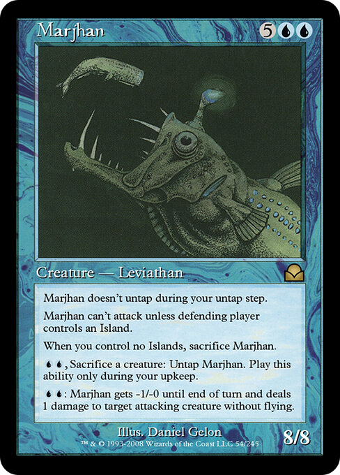 Marjhan - Masters Edition II Magic card