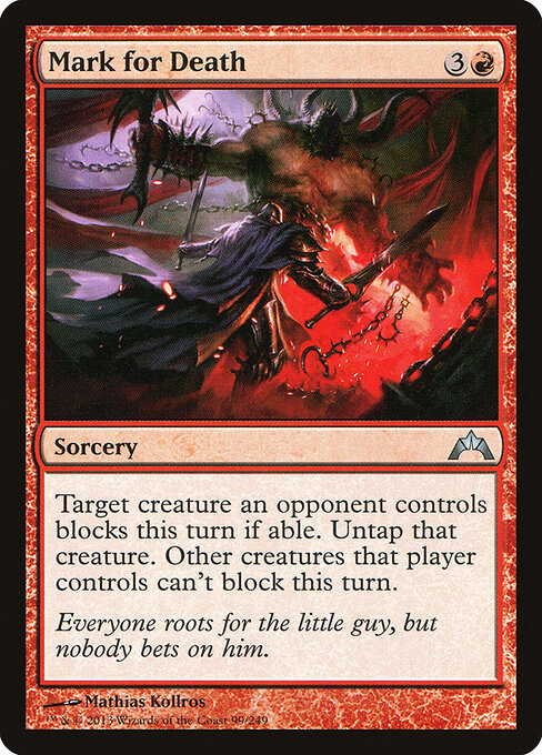 Mark for Death - Gatecrash Magic card
